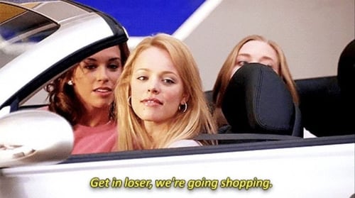 Image of Get in Loser We're Going Shopping (box sticker)