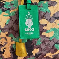 Image 14 of GG Camouflage Boston Bag