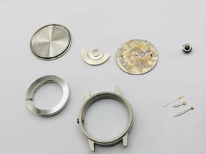 Image of Fortis Flieger complete kit,new,Black Dial,40mm Case.595.10.46.1