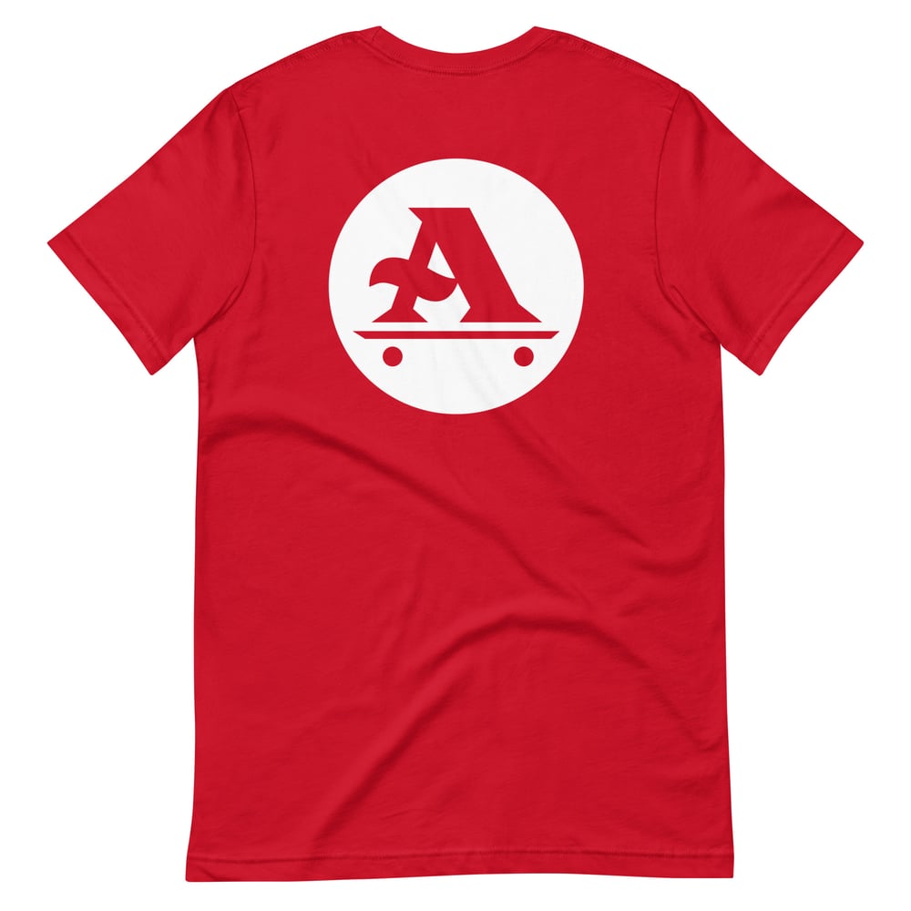 A-logo white Unisex t-shirt