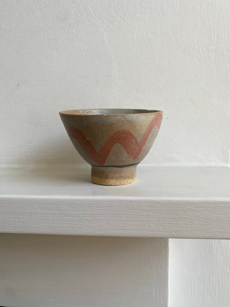 Deep footed Bowl (red crest) Image 2