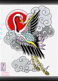 ‘Tsuru crane’ Print