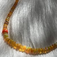 Image 11 of Yellow Ethiopian Opal Necklace