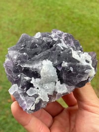 Image 6 of Purple Polyhedral Pyramid & Cubic Fluorite Specimen #2044