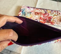 Image 3 of (2) purple zipper pouches 
