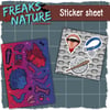 [ADD ON] Sticker Sheets - Freaks Of Nature