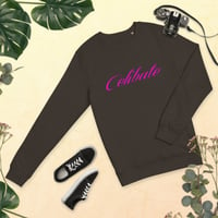 Image 5 of CELIBATE Organic Cotton Blend Sweatshirt with Pink Logo (Unisex)