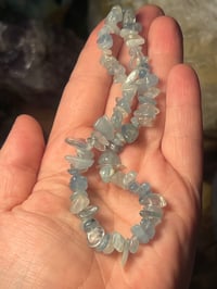 Aquamarine phone charm 