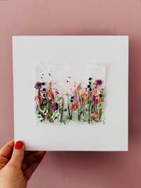 Image 3 of ONLINE 25th Sept 11.30pm Embroidered Flower Meadow Workshop