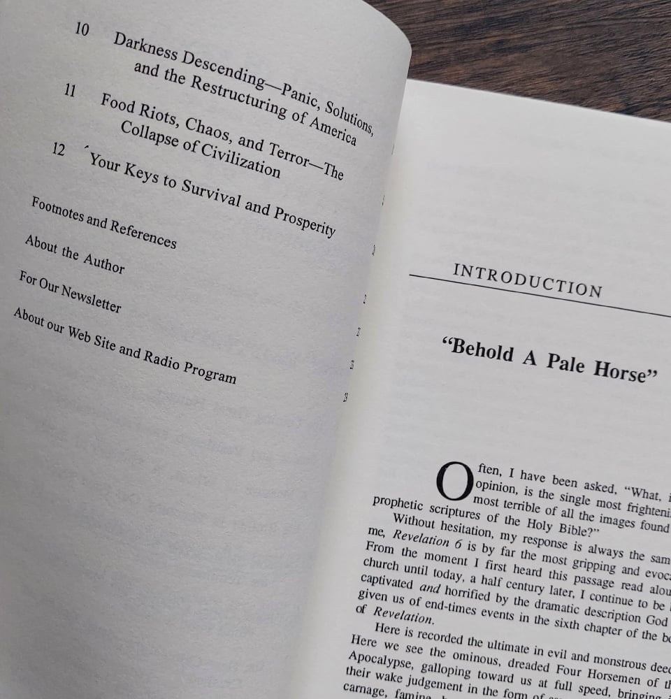 Days of Hunger, Days of Chaos: The Coming Great Food Shortages in America, by Texe Marrs