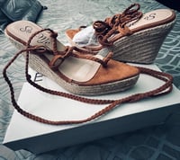 So Me Strappy Wedges 