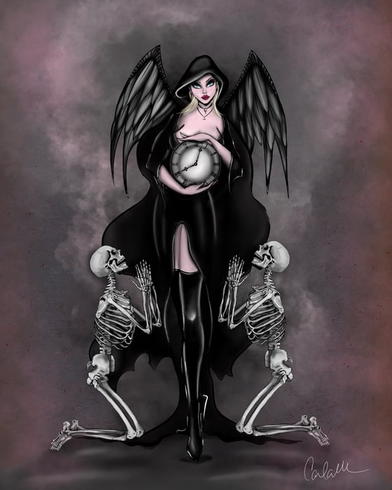Image of Angel Of Death Original Art 