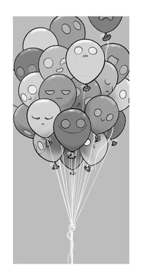 Image 2 of Lámina Clúster de Balloons (Artwork)