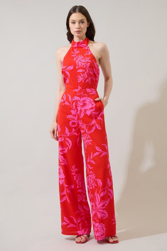 Image of Darline Halter Jumpsuit