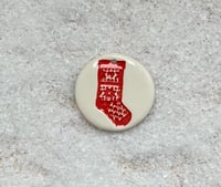 Image 3 of Ceramic Christmas Stocking and Mittens Set of 2 tags 