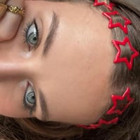 Image 3 of 3x pairs white gothy star hair clips 🤍🌟🤍🌟