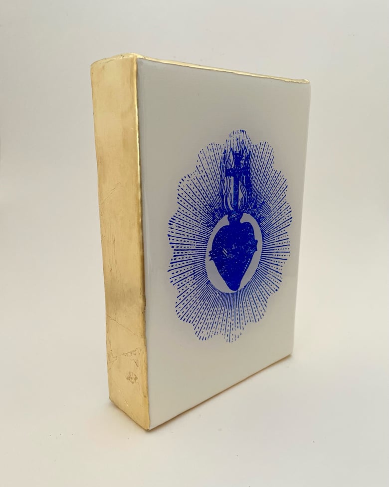 Image of Sacred Heart Blue/White (Larger Size)