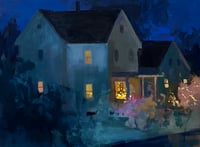 Lights in an ice storm 