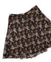 90s grunge era floral mini skirt