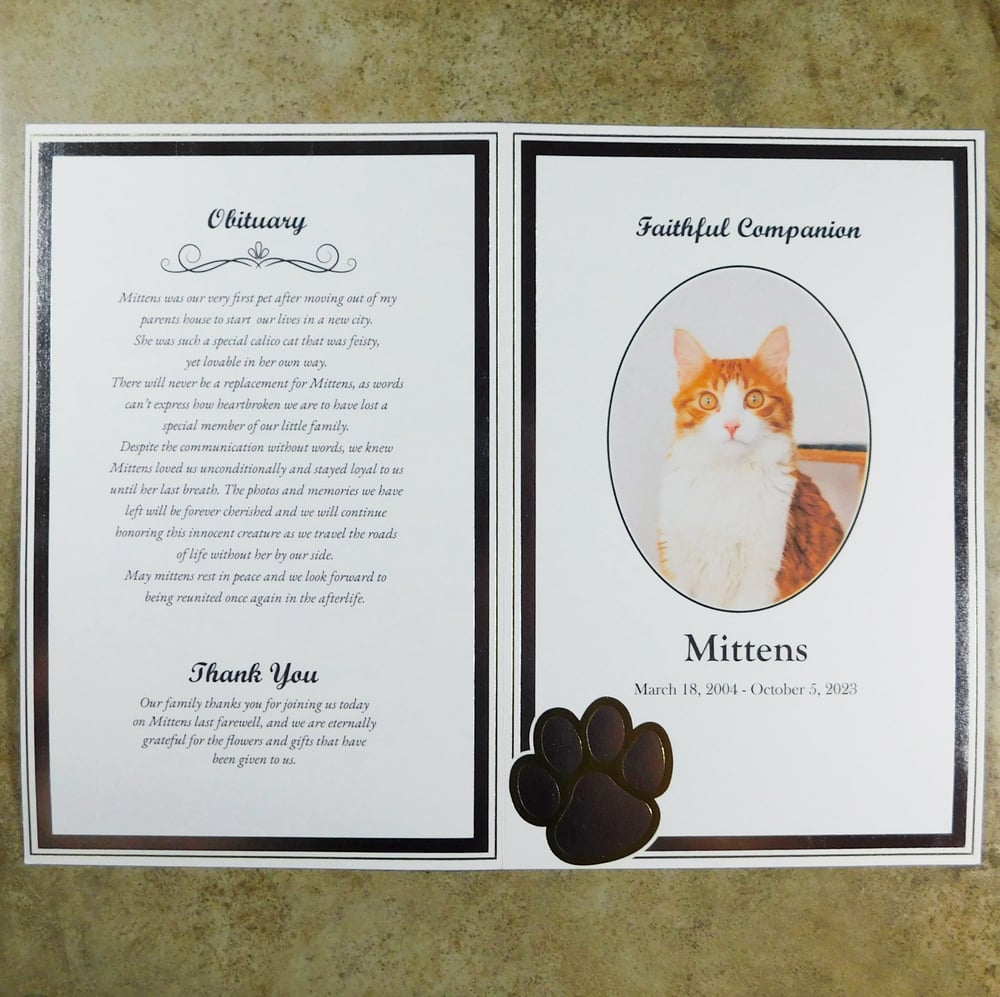 Paw Program - Bifold