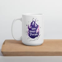 Image 2 of Use Your Purple white glossy mug