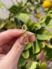 Image 3 of Gold spirals ring