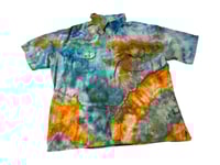 Image of 2XL Earthy Geode Button Up
