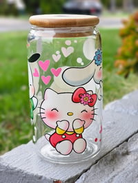 Coroni and  hello Kitty mix cartoon 