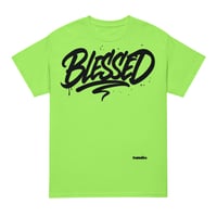 Image 4 of Trubledera Blessed Script DryBlend® T-Shirt