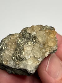 Image 4 of Arsenopyrite & Calcite Cluster | Mexico #3033