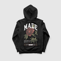 Image 2 of Red rose Hoodie