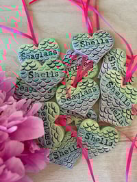 Image 1 of Mermaid heart seaglass / shells 