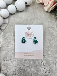 Aztec Pear Studs