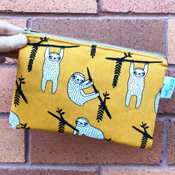 Image of Flat Zipper Pouch/ Pencil Case Small - Various 2