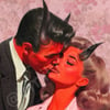 Infernal Romance // Retro Art Print