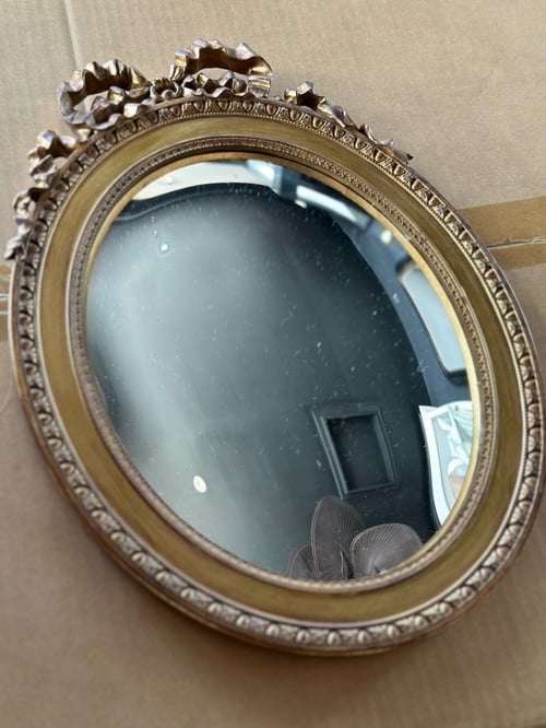 Image of Oval Ribbon Mirror