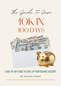 The Guide To Save 10K In 100 Days