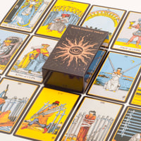 Image 3 of Black Classic Tarot Cards Deck – 78-Card Set with Guidebook for Beginners & Enthusiasts