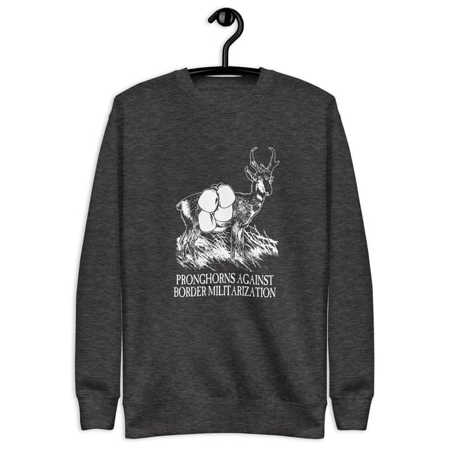 Pronghorns Against Border Militarization Crew Neck