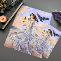 Image 3 of Ethereal Witch Signed Watercolor Print