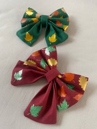 Image 2 of Autumn Leaves Sailor Bows / Bow Ties