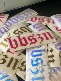 Image 2 of BBSZN STICKER (MULTIPLE COLORS)