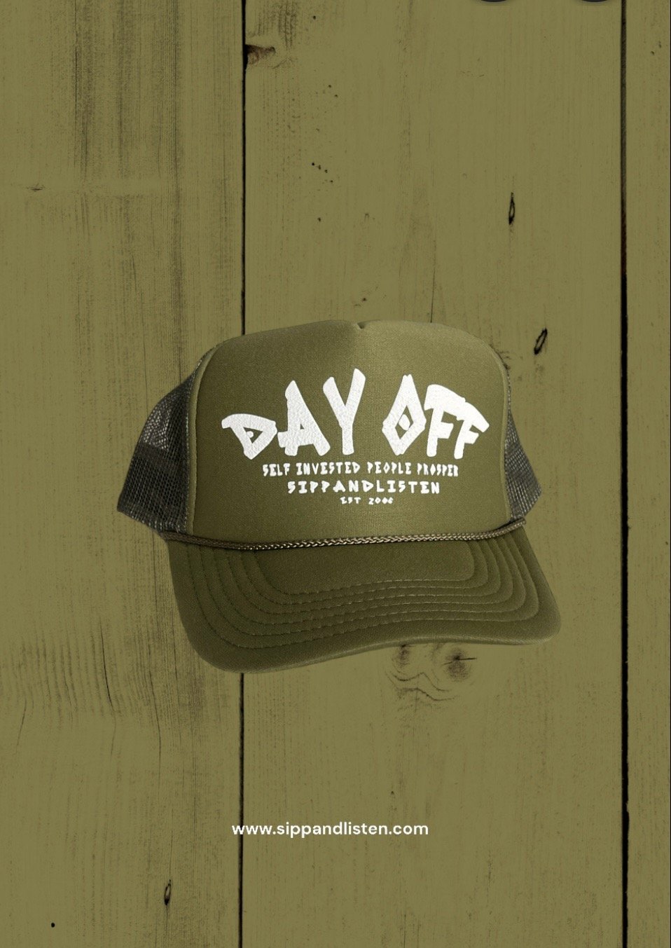 DAY OFF Trucker hats