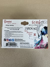 Image 3 of GEMINI wispy long spikey faux mink eyelashes