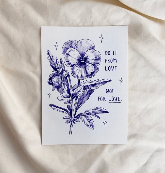 FROM LOVE – FineArt Print (13x18cm) 