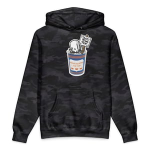 Image of Death before decaf RWK X Archer Valentine collab hoodie