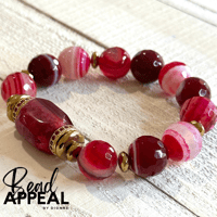 Image 5 of Agate Raspberry Beret