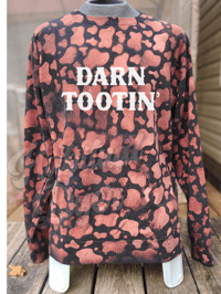 Image 10 of Rustic Cowprint Crewneck