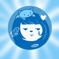 CHUU Only Cry In the Rain Sticker