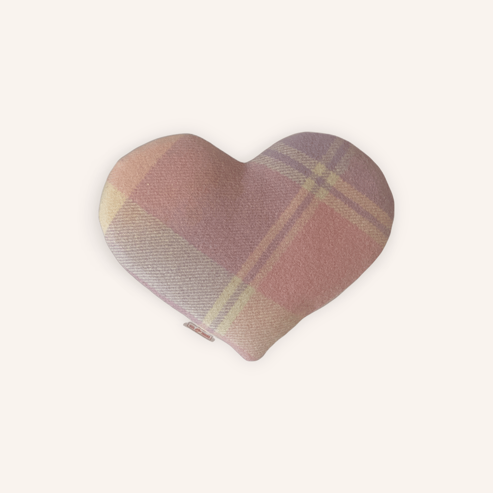 Image of Wheat Pack - Heart shaped Soft Pink, Purple & Cream